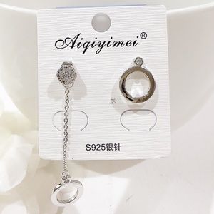 925 Sliver Cubic Zirconia Drop Earrings